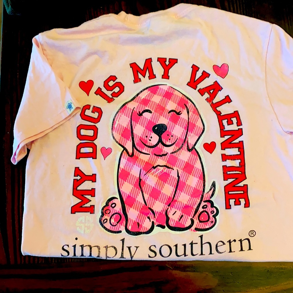 Simply Southern adult sm gently used tee